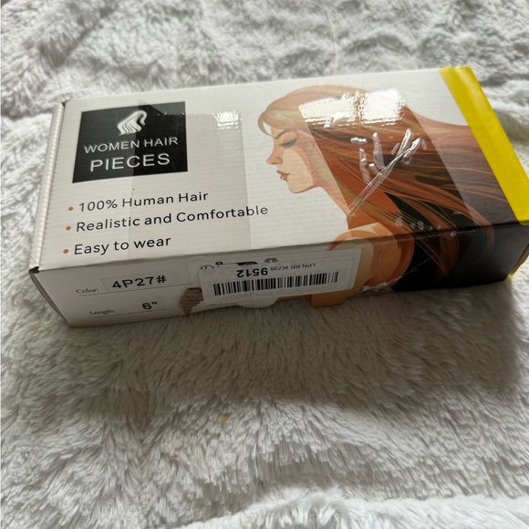 Rich Choices Hair toppers real human hair, highlighted brown remy hair toppers - Picture 3 of 5